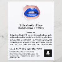 Labios azules, agencia de modelación, agente model