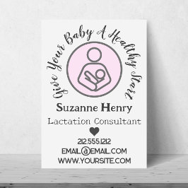 Flyer Lactancia Consultora Leche Lactante