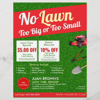 Flyer Landscaping Services | Lawn Care & Garden Design