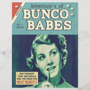 Flyer Las aventuras de Bunco Babes