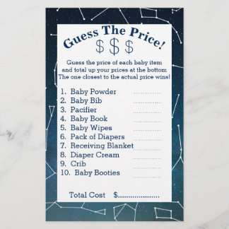 Flyer Las Constelaciones Espaciales Y Estelares Adivinan