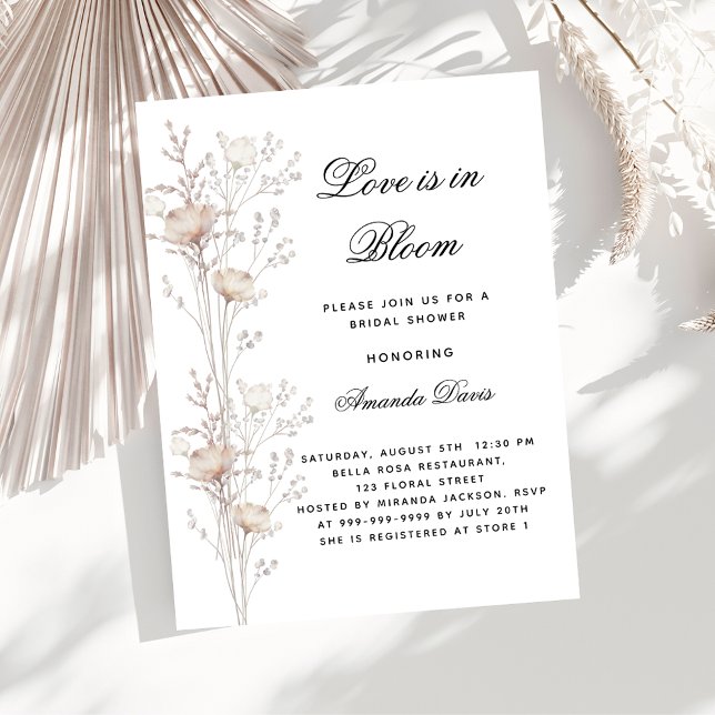 Flyer Las flores de la novia adoran la invitación al pre (Subido por el creador)