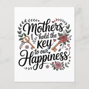 Flyer Las madres tienen la llave de nuestra felicidad