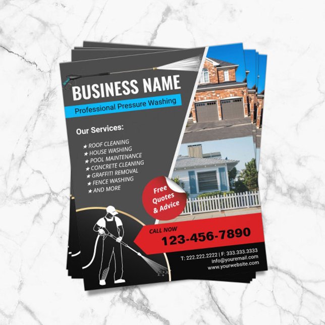 Flyer Lavado eléctrico del servicio de limpieza del lava (Subido por el creador)