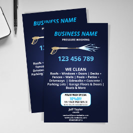 Flyer Lavador de corriente de presión profesional