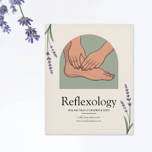 Flyer Lavanda - Reflexología
