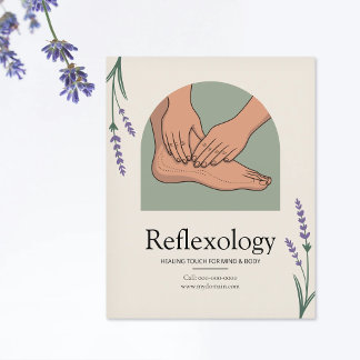Flyer Lavanda - Reflexología