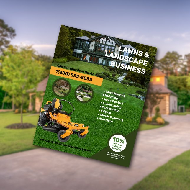 Flyer Lawn Care Business (Subido por el creador)