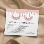 Flyer Lazas maquiladoras artista Rosa de oro goteo despu<br><div class="desc">Lazas Artistas de maquillaje Rosa Oro Dripping Instrucciones posteriores al cuidado.</div>