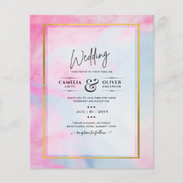 Flyer LeahG Pink Aqua Blue Gold INVITE