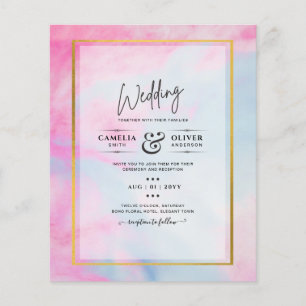 Flyer LeahG Pink Aqua Blue Gold INVITE