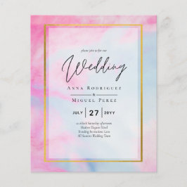 Flyer LeahG Pink Aqua Blue Gold INVITE
