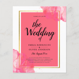 Flyer LeahG Salmon PINK DOLOR BODA Alcohol Tinta