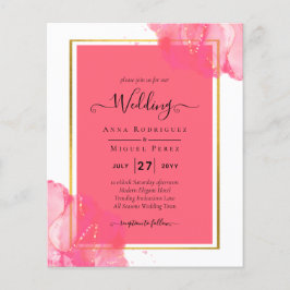 Flyer LeahG Salmon PINK DOLOR BODA Alcohol Tinta