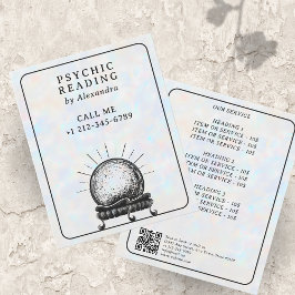 Flyer Lector óptico de tarot mediano para bolas de crist