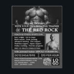 Flyer Levantador de pesas, entrenador personal, publicid<br><div class="desc">Levantador De Pesas,  Entrenador Personal,  Volantes Publicitarios De Gimnasio Por La Tienda De Tarjetas De Negocios.</div>