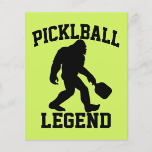Flyer Leyenda Divertida de Bigfoot en Pickleball