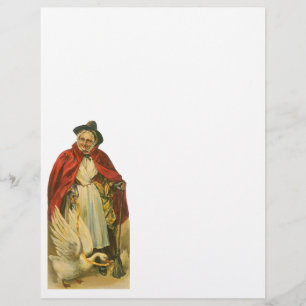 Flyer Libro de Historia de la Madre Goose Vintage Victor