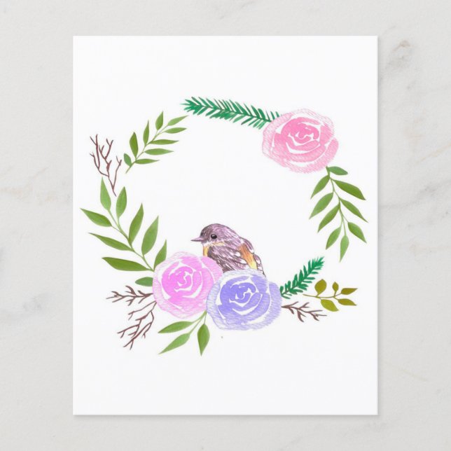 Flyer Lienzo de arte paisajístico| Regalo de amante de l (Frente)