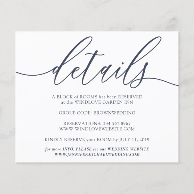 Flyer Limpiar detalles Presupuesto simple Boda (Frente)