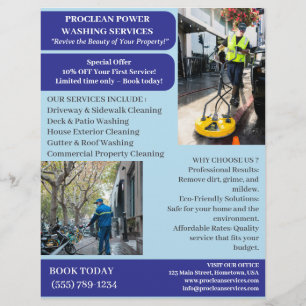Flyer Limpieza a presión