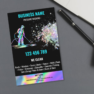 Flyer Limpieza de entrada con lavado a presión