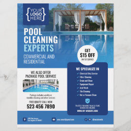 Flyer Limpieza de la piscina
