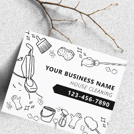 Flyer Limpieza moderna de casas Manejo de casa Janitoria