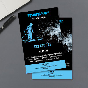 Flyer Limpieza profesional a presión Limpieza de casas c