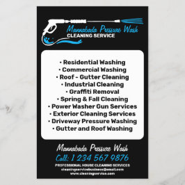 Flyer Limpieza Profesional con Hidrolavadora de Alta Pre