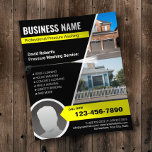 Flyer Limpieza profesional de lavado a presión de lavado<br><div class="desc">Volantes de limpieza profesional de lavado a presión de lavado eléctrico.</div>