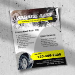 Flyer Limpieza profesional del lavado de corriente autom<br><div class="desc">Auto Detailing Profesional Wash Cleaning Service Flyers.</div>