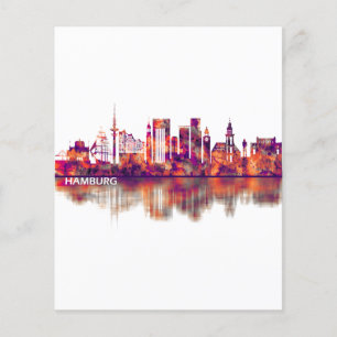 Flyer Línea aérea alemana de Hamburgo