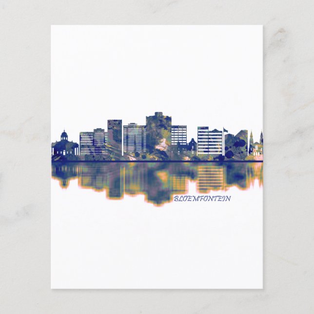 Flyer Línea aérea de Bloemfontein (Frente)