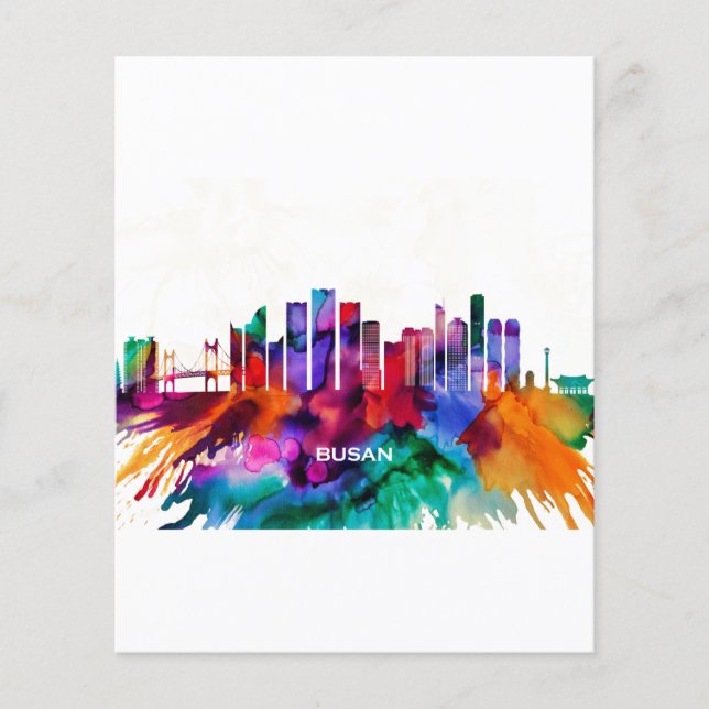 Flyer Línea aérea de Busan (Frente)