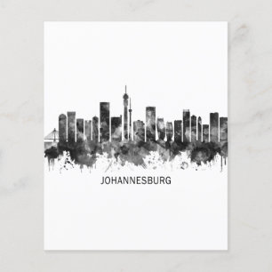 Flyer Línea aérea de Johannesburgo en Sudáfrica