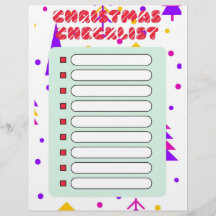 Lista de comprobación de navidades