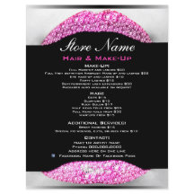 Lista De Servicios De La Sala De Belleza Del Artis