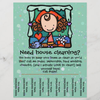 Flyer Little Girlie promueve el negocio de la vivienda G