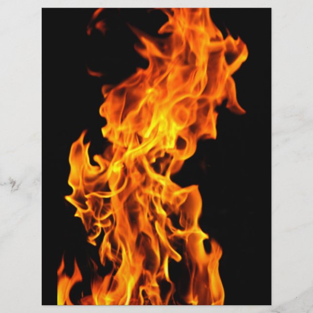 Flyer Llama naranja (Frente)