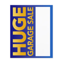Llamativo cartel de "Gran Liquidación de Garage"