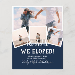 Flyer Lo hicimos ELOPEMENT FOTO Wedding RECEPTION Budget