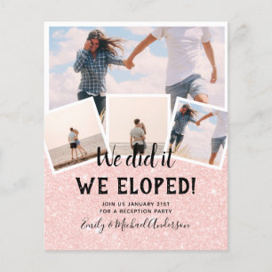 Flyer Lo hicimos ELOPEMENT FOTO Wedding RECEPTION Budget