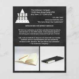 Flyer Logo Chalkboard Styles Crea tu propia foto