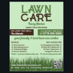 Flyer Logo de Lawn Care, Servicios de atención al jardín<br><div class="desc">Logo de Lawn Care,  folleto publicitario de Lawn Care Services de The Business Card Store.</div>