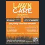Flyer Logo de Lawn Care, Servicios de atención al jardín<br><div class="desc">Logo de Lawn Care,  folleto publicitario de Lawn Care Services de The Business Card Store.</div>