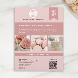 Flyer Logo del Personalizado de panadería
