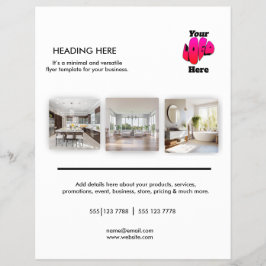 Flyer Logo Minimal Photo Business Marketing