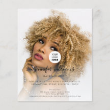 Logotipo de foto personalizado Promoción de negro 