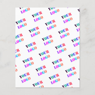 Flyer Logotipo de personalizado Foto promocional Persona